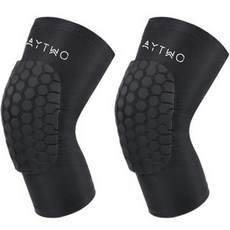 52 MAYTWO 蜂巢護膝, 黑色, 2個