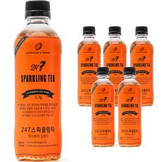 Kito Genie 247 起泡茶蜂蜜橙汽水零, 340ml, 6個