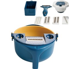 Livingglory 多功能切菜瀝水籃組, 混合色