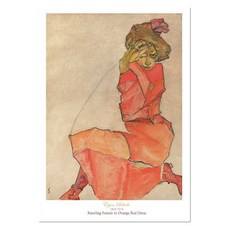 Moritt 埃貢席勒名畫室內裝飾布質海報 8