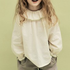 Choco.el 女童款環狀花邊襯衫 CFD01BL411