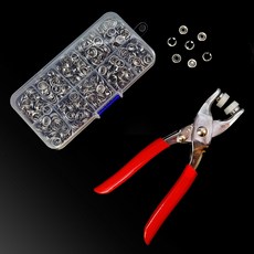 조앤 똑딱이 펀칭기 + 가시단추 9.5mm 100p + 케이스 세트, 혼합색상, 1세트