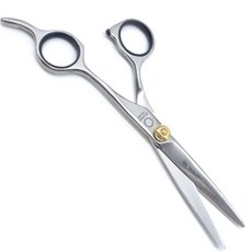 CRYSTAL KAI 金環鈍頭美容剪刀 CKL-500B, 銀色, 1個