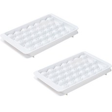 DALPAENGI LIVING Cuisine de Maman 迷你圓球製冰盒 33格 2入組, 白色, 2個