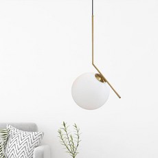 히트조명 아이볼 1등 펜던트 조명 대 D25101, 골드