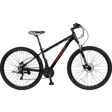 아텍스 시마노 21단 유압식디스크 mtb 자전거 컴포트 2900D 75cm, 미조립, 블랙 + 레드, 1개, 180cm