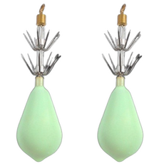 Roiwing全鉤夜光墜子 鈎針 綠色, 2個