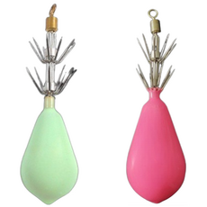 Roiwing 章魚通殺夜光鉛錘魚鉤混合組, 2個