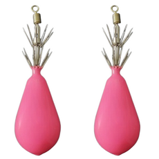 Roiwing全鉤夜光墜子 鈎針 粉色, 2個