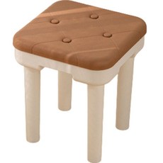 클레어라 조립식 작은 의자, 쿠키 브라운, 1개