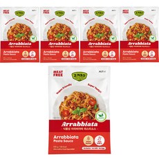 素食香辣番茄義大利麵醬, 130g, 5入