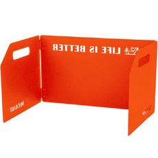 캠핑 버너 바람막이, 오렌지, 1개