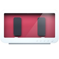 라젠다 방수 터치스크린 휴대폰 받침대, 스탠다드화이트, 1개