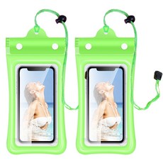PEONIST Air Premium 手機防水袋, 2個, 綠色