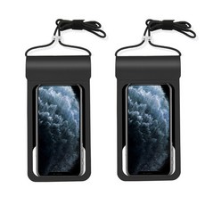 PEONIST BG 手機防水袋 L, 黑色, 2個