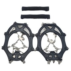 Traillife 19釘 冬季登山冰爪套組, 黑色