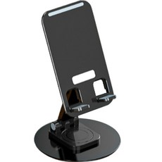 곰지홈 3중 미끄럼방지 멀티 360 회전식 거치대, 블랙, 1개