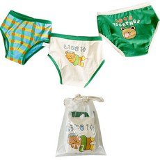 ZYZ 男童小熊度假三角內褲3件組 + 收納袋