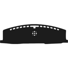 Coris 霧面碳纖維汽車儀表板避光墊, Ford, Ford Explorer 20年式, 黑色(避光墊), 底板顏色(隨機出貨)