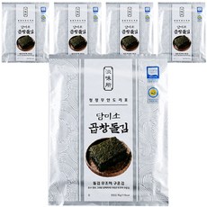 DAMMISO 無調味岩燒腸石海苔, 30g, 5包