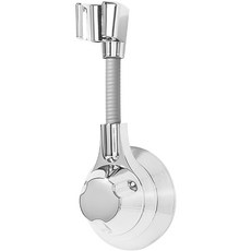 Saenghwalgongsik 強力雙重吸附軟管蓮蓬頭掛架, 銀色