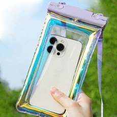 시즈닛 튜브 휴대용 다용도 여행용 휴대폰 방수팩, 1개, 퍼플