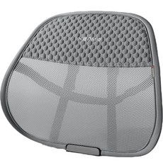 FunLiving Car61 다용도 썸머 통기성 등쿠션, 그레이, 1개