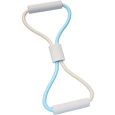 지오머스 8자 튜빙밴드 홈트레이닝 어깨 스트레칭 완력기, 블루투톤