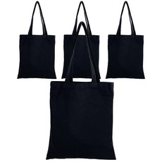 素色直式環保袋 4入