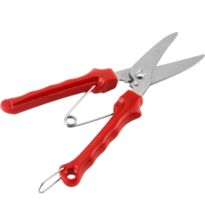 Aromood 直線曲線型園藝庭園修枝剪 紅色直線, 1個