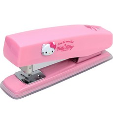 buyhearts Hello Kitty 高級釘書機, 1個, 深粉紅色