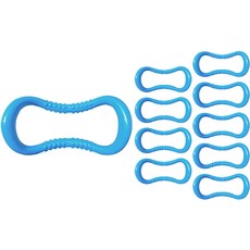 免固定按摩瑜珈環 10入, 天藍色