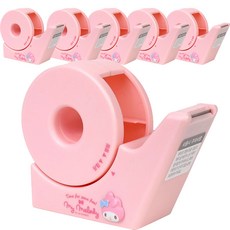 buyhearts My Melody Air Fix膠帶切割器, 淺粉色, 6個