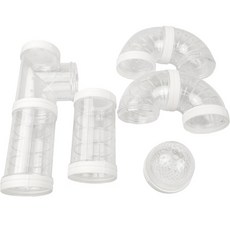 PetZone 倉鼠隧道 8件組, 1套, 透明