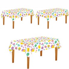 마켓감성 일회용 아트 식탁보 3p, 타입1, 길이 274cm x 폭 137cm