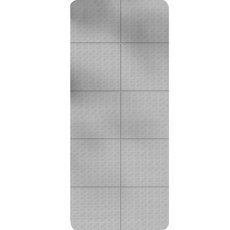 maxyoga 퀸즈네스트 접이식 요가 매트, 그레이, 1개