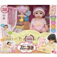 COCO mom 旋律搖籃床嬰兒娃娃, 1個, 混色