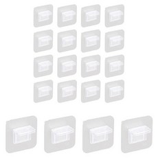 BRISK STYLE 免打孔層板支撐架, 5套, 透明