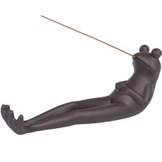 Boxhill 青蛙擺飾 創意線香座 香爐, 1個