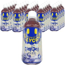 젤리셔스 구미당기는구미 포도코코, 340ml, 24개