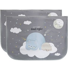 리에또 차량용 자석형 암막 햇빛가리개, 나이트베어, 2개