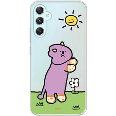 코쿼드 9C9C 양말공룡 피크닉 클리어 휴대폰 케이스