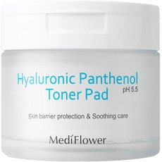 MediFlower 玻尿酸泛醇爽膚棉片, 60片, 1罐