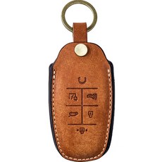 헤르만 6버튼 스마트키 케이스 아이오닉5 sNQ106, 1개, 카라멜 브라운