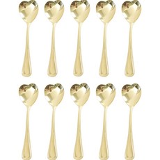 Willive 韓國製造 304不鏽鋼 Nino系列 鈦金餐具, 鈦金色, 10個