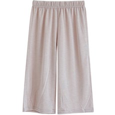 play mall 兒童涼感透氣竹節棉八分寬褲