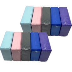 Non-fix輔助瑜珈磚 5種*2入組, 混合顏色