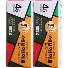 Seven Eight 無香料白髮試用染髮劑, 4.5號(金棕色), 2盒