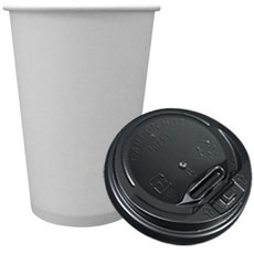 Hanchang International 環保素色紙杯 380ml, 1套, 100入