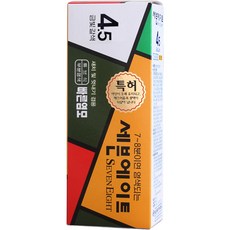 Seven Eight 無香料白髮試用染髮劑, 4.5號(金棕色), 1盒